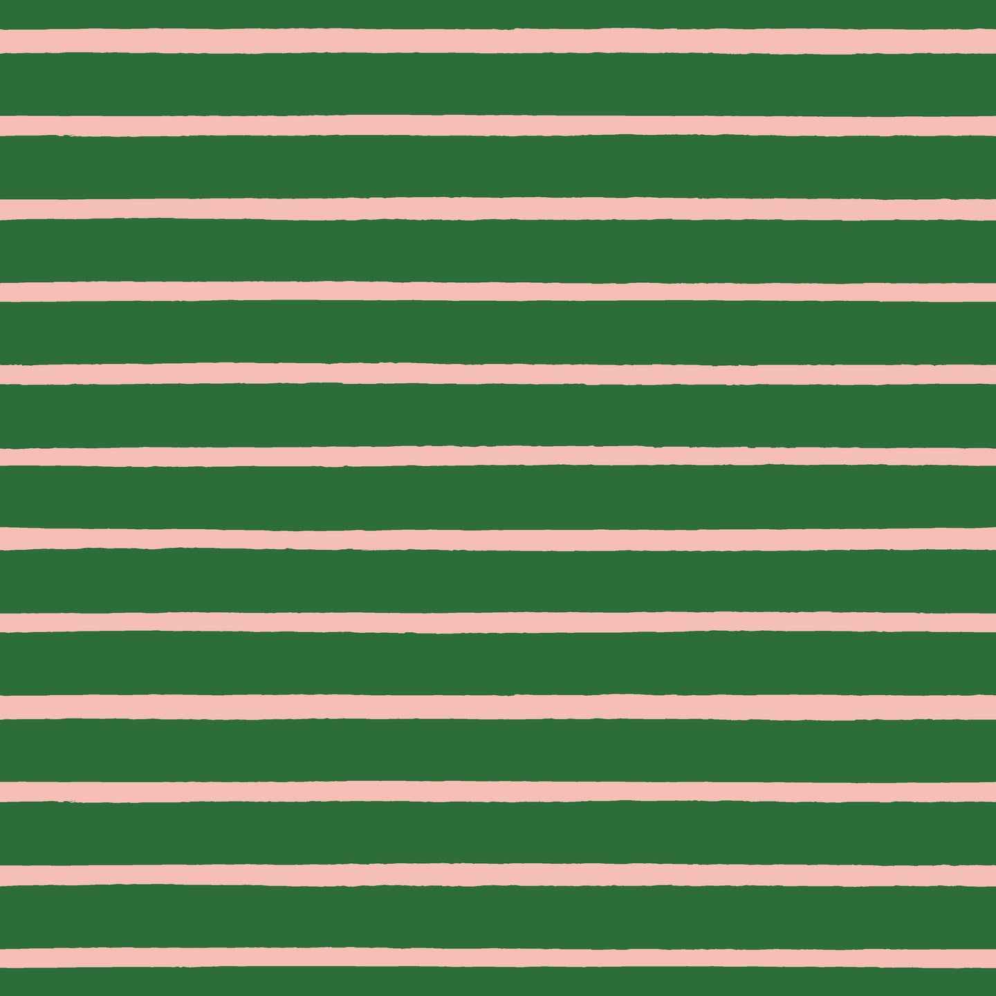 Ho Ho Ho Green Stripe Bamboo Rib Knit