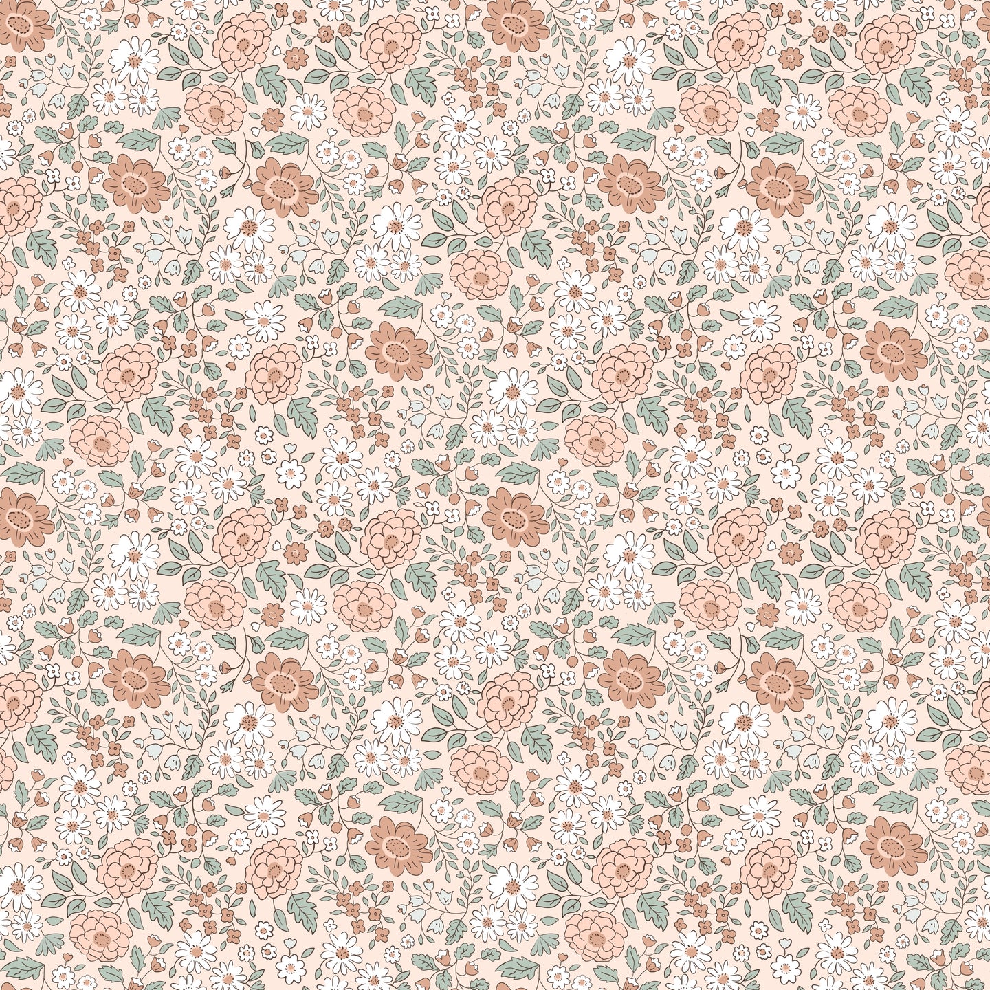 Muted Spring Floral Small CS