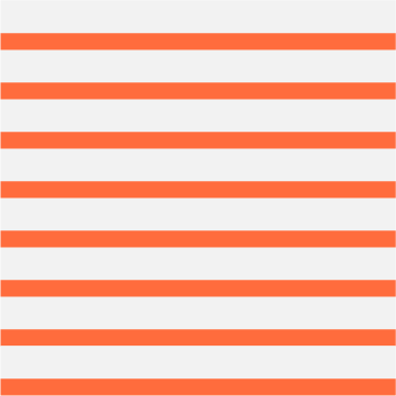 Bright Retro Floral Orange Stripe Swim