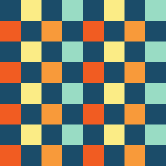 Multi Color Skateboard Checker CS