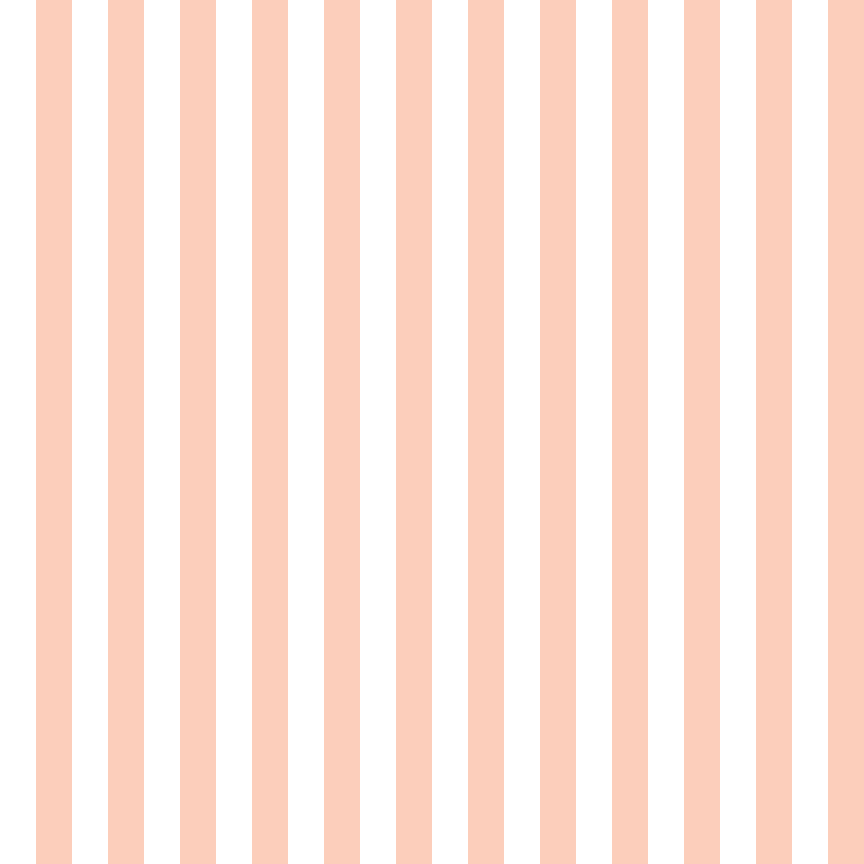 Peachy Peony Stripe CS