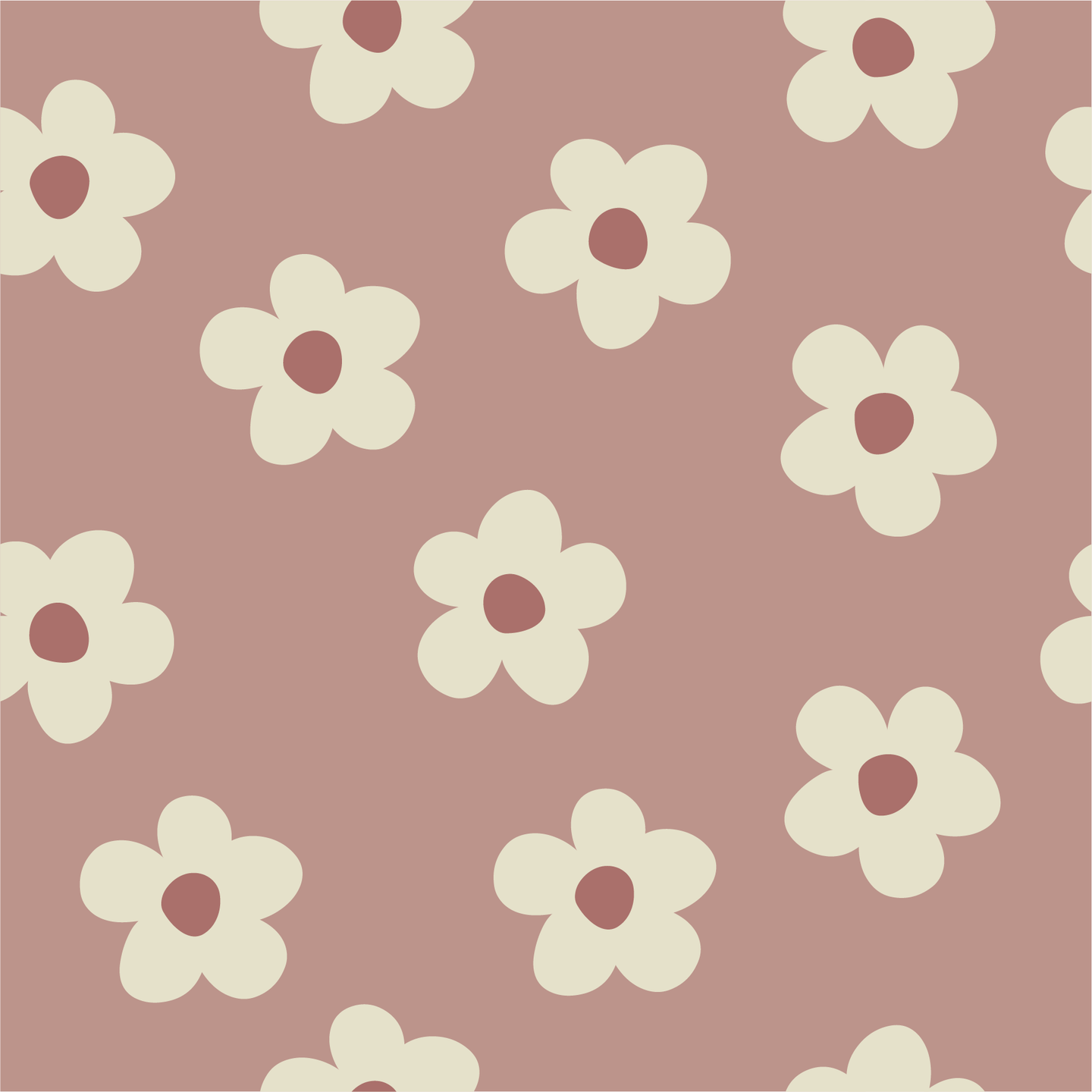 24DS Daisy Dusty Pink Large Scale