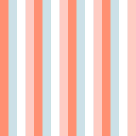 24DS Orange Blossoms Rainbow Stripe