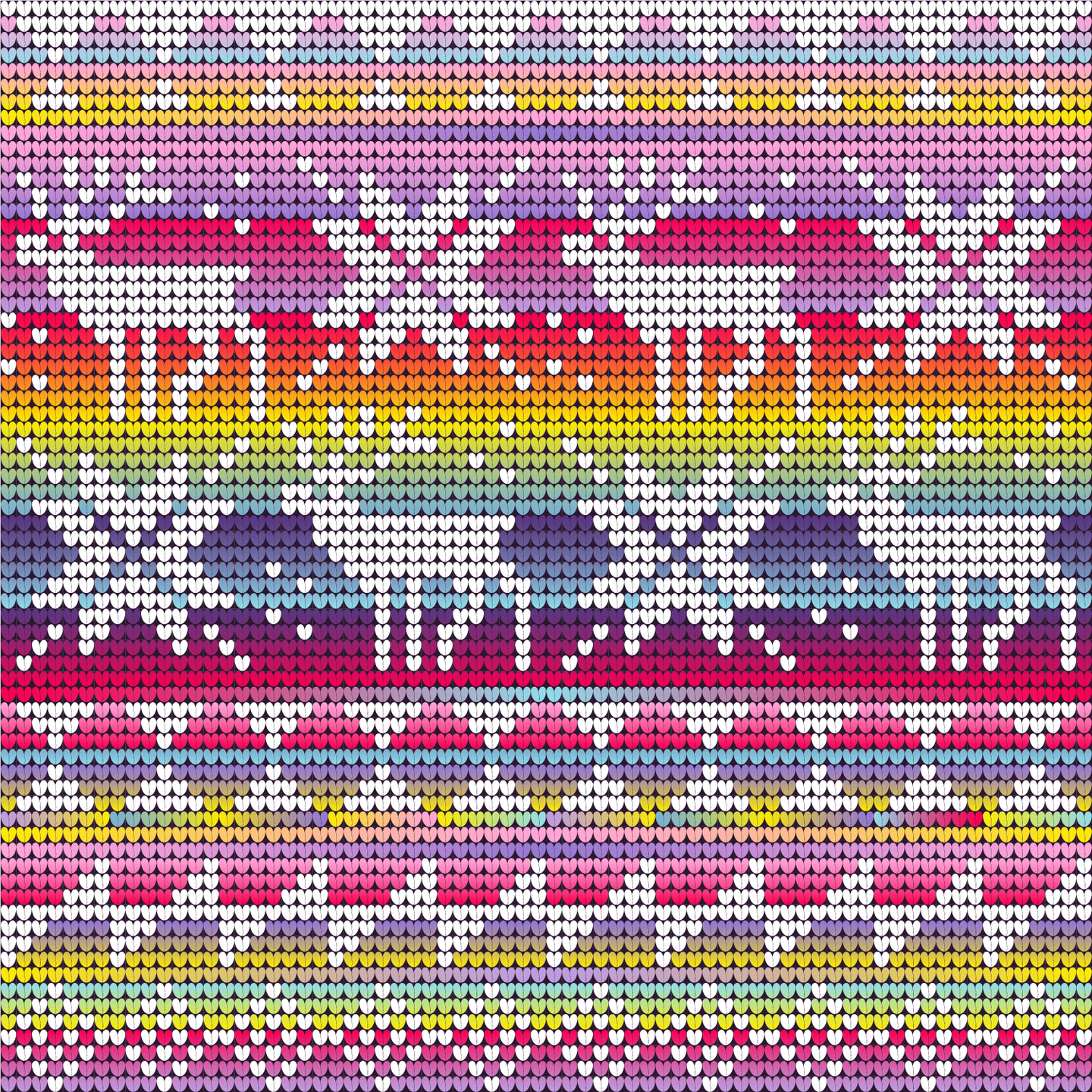 Rainbow Sweater Knit BFT