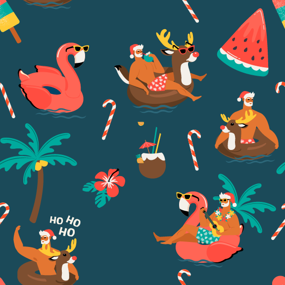 Santa on Vacay BS