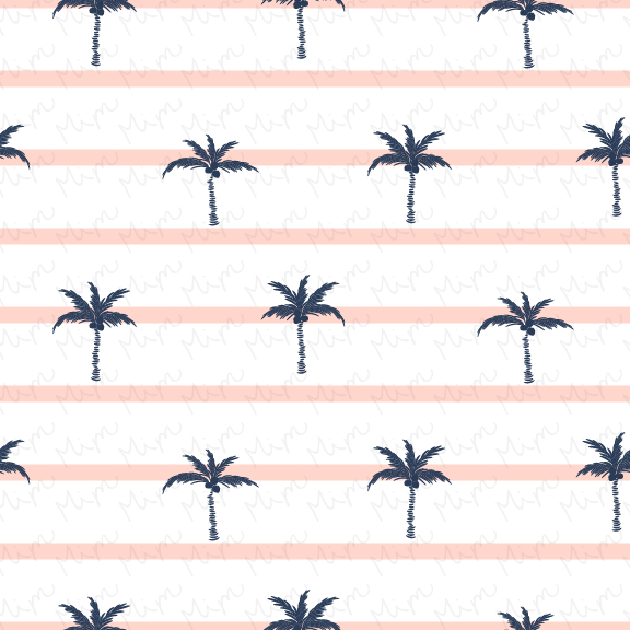 Pink Stripe Palms BFT