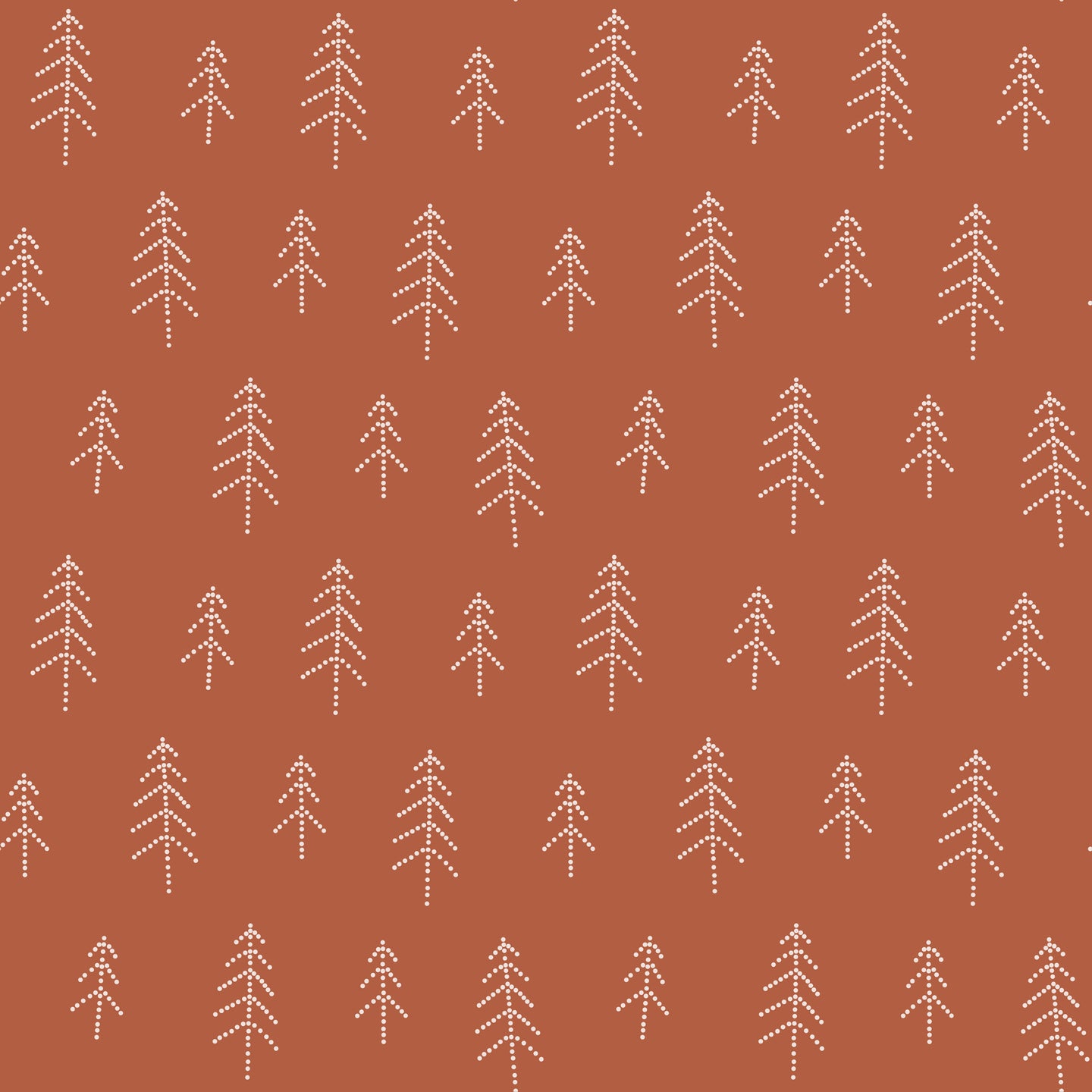 Minimalist Trees OKEO-TEX Poplin
