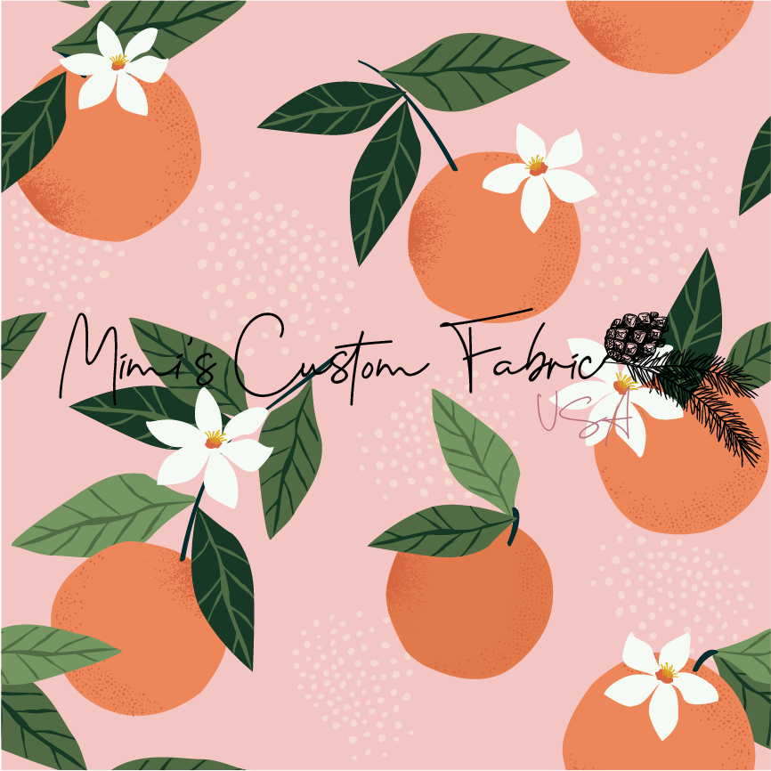 Oranges and Blossoms OKEO-TEX CS