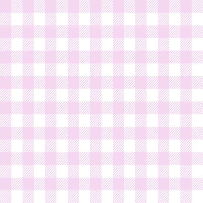 Pink Easter Gingham Woven