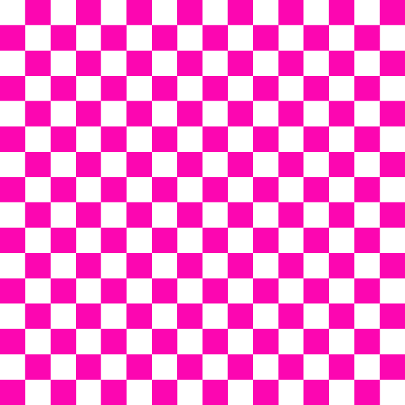 Hot Pink Checker BS